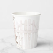 Black Fairy Girl Baby Dusche Pappbecher (Links)