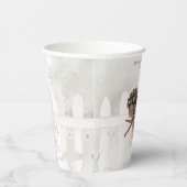 Black Fairy Girl Baby Dusche Pappbecher (Rechts)