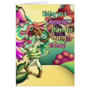 Black Fairy Lovely Geburtstag