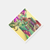 Black Fairy Lovely Geburtstag Serviette (Ecke)