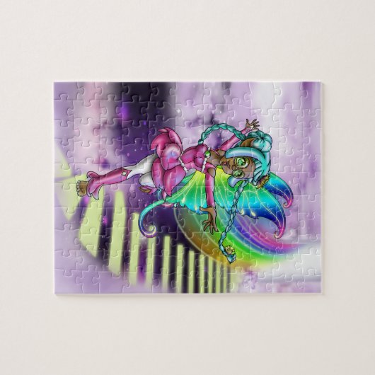 Black Fairy Puzzle (Horizontal)