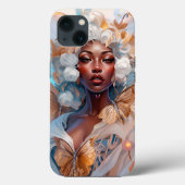 Black Fairy Queen Fantasy Art Case-Mate iPhone Hülle (Rückseite)