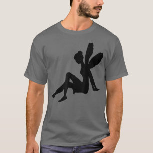 Black Fairy Silhouette T-Shirt