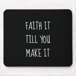 Black Faith It Mouse Pad Mousepad