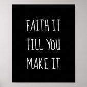 Black Faith It Poster (Vorne)