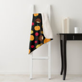 Black Fall Pumpkin Berries Kastanienmuster Sherpadecke (Beispiel)