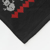 Black Family 2025 Afro Christmas Tree Santa Pj Mat Fleecedecke (Ecke)