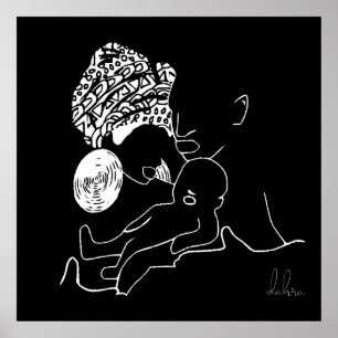 Black Family Brown Liebe Black Liebe Poster