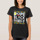 Black Family Gathering Matching African American G T-Shirt (Vorderseite)