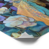 Black Fantasy Art Black Elf Queen Goddess Poster (Ecke)