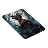 Black Fantasy Zauberei Magie Fantasie Magnet (Rechte Seite)