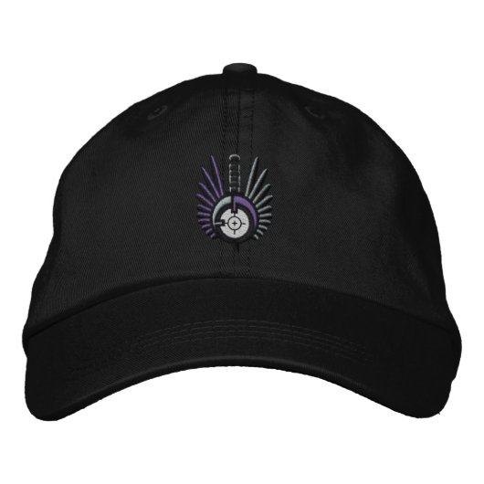 Black Fate ofDestinee bestickte Logokombination Baseballkappe (Vorderseite)