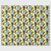 Black Female Nurse Gift Wrap Geschenkpapier (Flach)