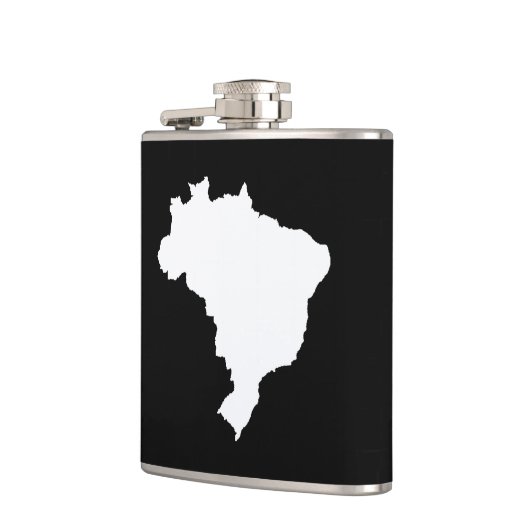 Black Festive Brasilien Flachmann (Links)