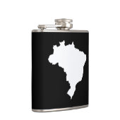 Black Festive Brasilien Flachmann (Rechts)