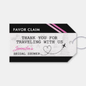 Black Fevor Anspruchsberechtigtes Brautparty Geschenkanhänger (Vorderseite (Horizontal))