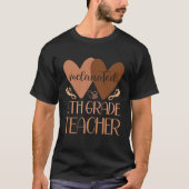 Black Fifth Grade Teacher Black History Women Afri T-Shirt (Vorderseite)