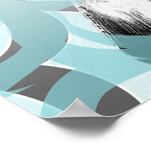 Black Fire Poster (Ecke)