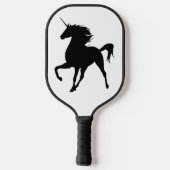 Black Fire Unicorn Pickleball Schläger (Rückseite)