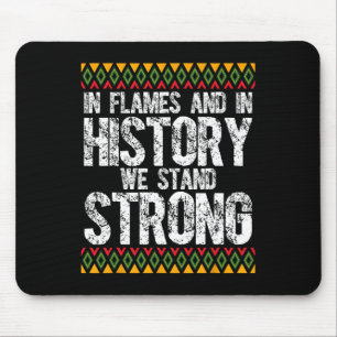 Black Firefighter Feuerwehrfeuerwehr Feuerwehrmann Mousepad