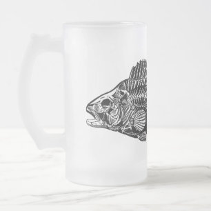 Black Fish Vater-Tag Mattglas Bierglas