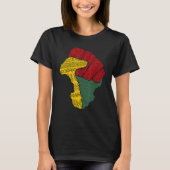 Black Fist Shirt African American Pride Black Hist (Vorderseite)