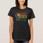 Black Fist Shirt African American Pride Black Hist (Vorderseite)
