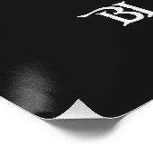 Black Flag Piratenschädel Poster (Ecke)