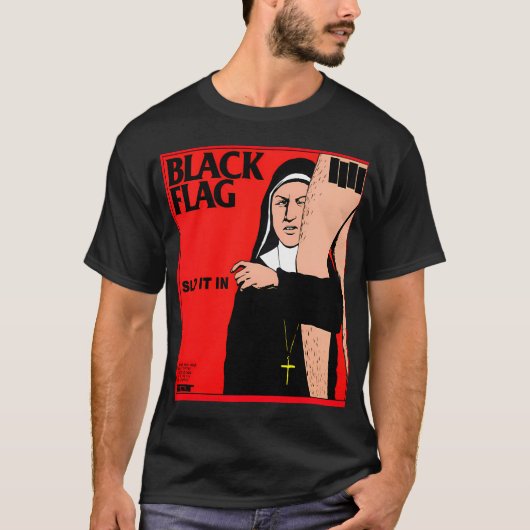 Black Flag Rockband T-Shirt (Vorderseite)