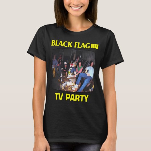 Black Flag Rockband T-Shirt (Vorderseite)