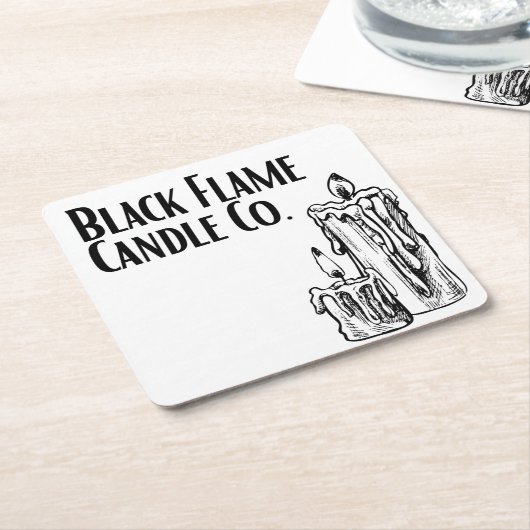 Black Flame Candle Co. Untersetzer (angewinkelt)