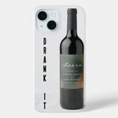 BLACK FLASCHE DRANK IT IN SCHWARZ ..iPhone / iPad Case-Mate iPhone Hülle (Rückseite)