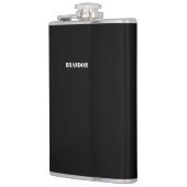 Black Flask 8oz Personalisierte Geschenke für Männ Flachmann (Links)