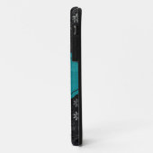 Black Floral iPhone 5 Mate Barely There™ Fall Case-Mate iPhone Hülle (Hinten/Links)