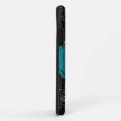 Black Floral iPhone 5 Mate Barely There™ Fall Case-Mate iPhone Hülle (Hinten/Rechts)
