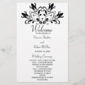 Black Floral Mandala (Vorderseite)