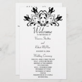 Black Floral Mandala (Vorne/Hinten)