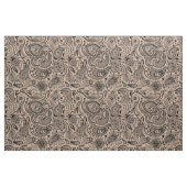 Black Floral Paisley - Custom Tan Hintergrund Stoff (Yard (91,4 cm))