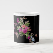 Black Floral Specialty Tasse (Vorderseite)