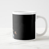 Black Floral Specialty Tasse (Rechts)