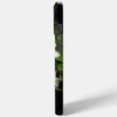 Black Floral Tough iPhone Case (Rückseite / Links)