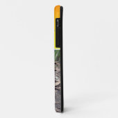 Black Fluffy Rooster Dimensional Art, Case-Mate iPhone Hülle (Hinten/Links)