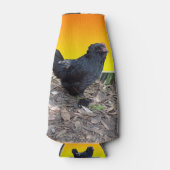 Black Fluffy Rooster, Flaschenkühler (Vorderseite)