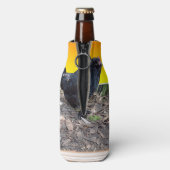 Black Fluffy Rooster, Flaschenkühler (Flasche Rückseite)
