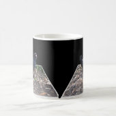 Black Fluffy Rooster, Kaffeetasse (Mittel)