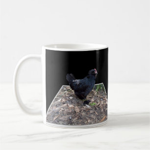 Black Fluffy Rooster, Kaffeetasse