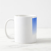Black Flying Robot Blue Sky Hintergrund Kaffeetasse (Links)