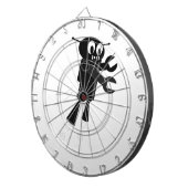 Black Flying Robot Dartscheibe (Vorderseite rechts)