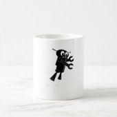 Black Flying Robot Kaffeetasse (Mittel)
