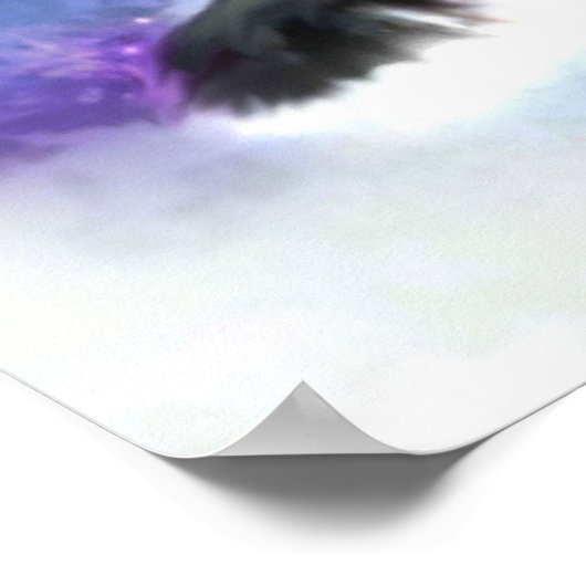 Black Foot Shire Poster (Ecke)